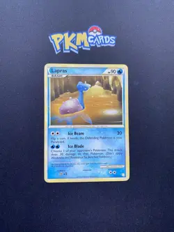 Pokemon TCG Lapras Heartgold & Soulsilver 24/123 Regular Rare MP. - Image 1