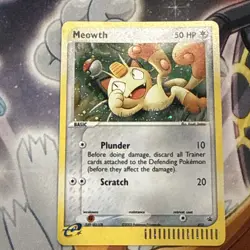 Meowth 013 (EX Series Collector's Tin) Pokemon Black Star Promo Holo NM/M - Image 1