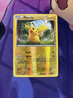 Pokemon Pikachu 48/162 BREAKthrough Reverse Holo Common HP - Image 1
