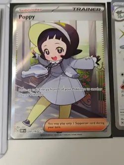 Pokemon Scizor Illustration Rare/Pidgeot/Poppy/Dragapult Full Art Holo Cards - Image 3
