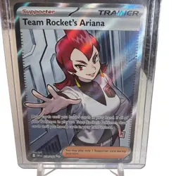 Pokemon TCG Team Rocket's Ariana Trainer Ultra Rare SV10: Destined Rivals NM - Image 1