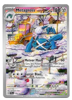 Pokemon TCG - Metagross #178/162 - Illustration Rare - NM/M - Image 1