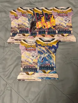 8x Nintendo Pokemon TCG Silver Tempest Booster Packs Sealed New ✅ 820650850929 - Image 1