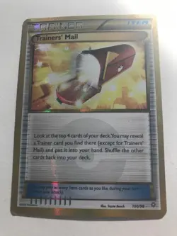 Trainers' Mail 100/98 Ancient Origins Gold Secret Rare Holo pokemon - Image 1