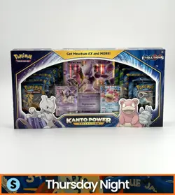 POKEMON TCG XY EVOLUTIONS KANTO POWER MEWTWO EX COLLECTION SET FACTORY SEALED - Image 1