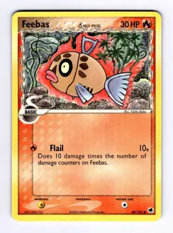 Feebas (Delta Species) Dragon Frontiers #49 (2006) Common NM Pokemon - Image 1