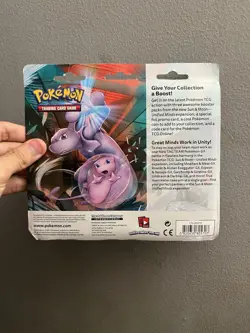 Pokemon Sun & Moon Unified Minds 3-Pack Blister New Sealed w/ Stakataka Promo - Image 2