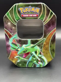 Pokemon "Ex Beyond The Ordinary! 2015 Fall Tin "Rayquaza-Ex" - Image 1