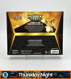 POKEMON TCG HIDDEN FATES RAICHU GX COLLECTION SET FACTORY SEALED - Image 2