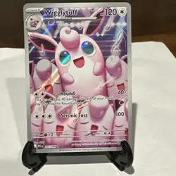2025 Pokemon Phantasmal Flames PFL EN Wigglytuff Illustration Rare #105/094 - Image 2