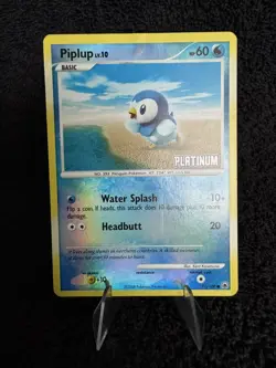 Piplup Majestic Dawn 71/100 - Pokemon TCG - Reverse Holo Platinum - (Crease) - Image 1