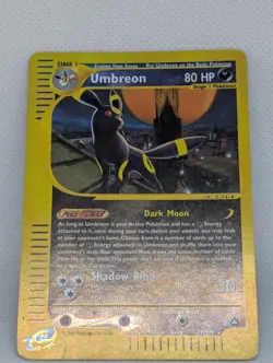 Umbreon 041/147 Aquapolis Reverse Holo Ultra Rare Pokemon TCG Nintendo Eevee LP - Image 3
