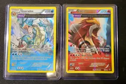 Pokemon Gyarados 21/98 Holo LP & Entei 15/98 Reverse Holo LP - Ancient Origins - Image 1