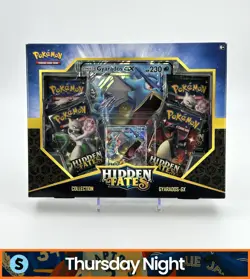 POKEMON TCG HIDDEN FATES GYARADOS GX COLLECTION SET FACTORY SEALED - Image 1
