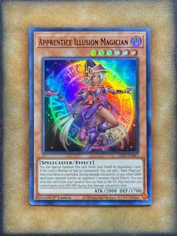 Yugioh Apprentice Illusion Magician LDS3-EN087 Ultra Rare 1st Ed RED NM - Image 1