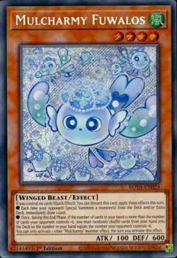 Yugioh Mulcharmy Fuwalos ROTA-EN024 Secret Rare 1st Edition - Image 5