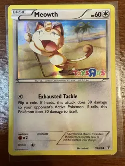 Meowth - 53/83 (Toys R Us Promo) Promo Miscellaneous Cards & Products 053/083 MP - Image 1