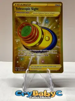 Pokemon Telescopic Sight 203/185 Vivid Voltage Sword & Shield SECRET RARE - Image 1