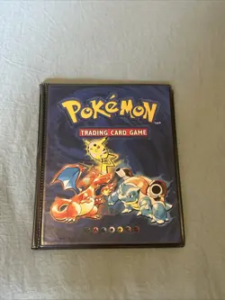 Pokemon 1999 Official Trading Card Game Nintendo WOTC Vintage Binder Only D READ - Image 1