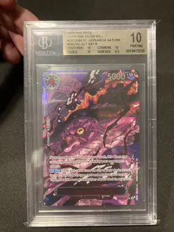 2025 One piece OP 13 - 083 St. Jaygarcia Saturn Special ALT ART BGS 10 Pristine - Image 1