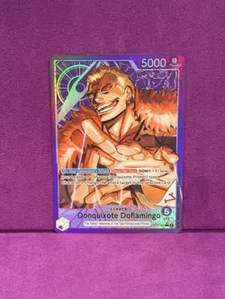 Op14-060 - Donquixote Doflamingo Leader Alt Art One Piece Card English - Image 1