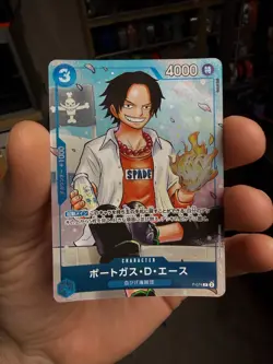 Portgas D. Ace P-074 Saikyo Jump Promo The Strongest Three Brothers - ONE PIECE - Image 1