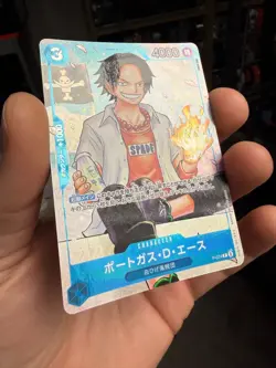 Portgas D. Ace P-074 Saikyo Jump Promo The Strongest Three Brothers - ONE PIECE - Image 2