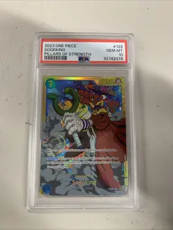 ONE PIECE SOGEKING OP03 122 FULL ART OP03-122 PSA 10 - Image 1