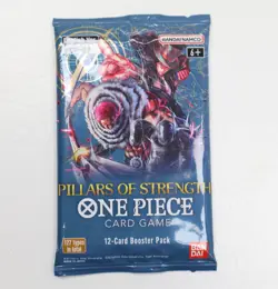 One Piece Bandai OP-03 Pillars of Strength Sealed Booster Pack CCG TCG English 810059780538 - Image 1