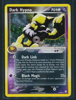 Dark Hypno 6/109 Holo Rare Pokemon 2004 EX Team Rocket Returns LP - Image 1