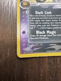 Pokemon Dark Hypno EX Team Rocket Returns Holo Rare 6/109 - Image 3
