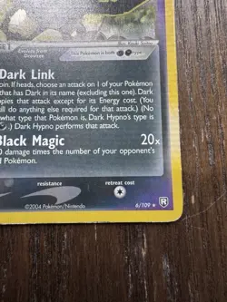 Pokemon Dark Hypno EX Team Rocket Returns Holo Rare 6/109 - Image 4