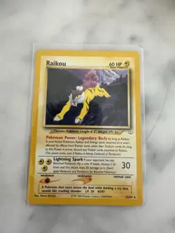 Pokemon TCG Raikou Neo Revelation Card 22/64 Unlimited Rare - Image 1
