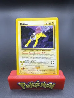 Raikou - 22/64 [Neo Revelation] Pokemon TCG - Vintage Card - Regular RARE - NM - Image 1
