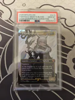 PSA 10 Magic the Gathering Yshtola Night's Blessed Surge Foil 215 Final Fantasy - Image 1