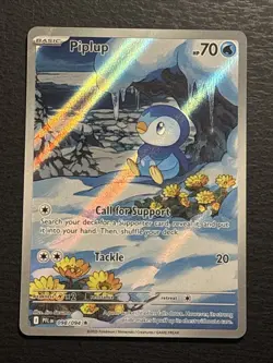 Piplup 98/94 Pokemon TCG Phantasmal Flames Illustration Rare Card Near Mint NM - Image 1