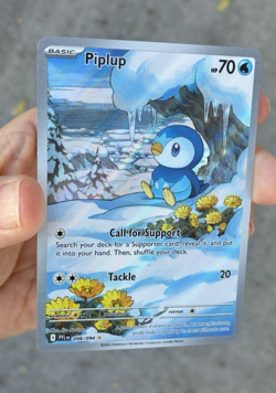 Piplup Full Art, Pokemon Near Mint, Phantasmal Flames, Illustration Rare, 98/94 - Image 2