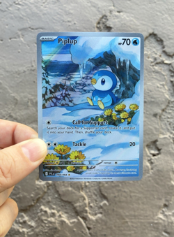 Piplup Full Art, Pokemon Near Mint, Phantasmal Flames, Illustration Rare, 98/94 - Image 5