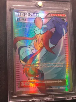 Skyla 122/122 Breakpoint XY Full Art Trainer Holo RARE Pokemon TCG - Image 1