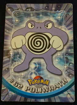Poliwrath #62 Topps TV Animation Edition Blue Label Pokemon Card HP - Image 1
