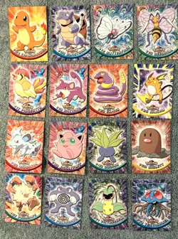 1999 Topps Pokemon TV Lot of 16 Non-Foil Charmander Ekans Raichu FREE Shipping - Image 1