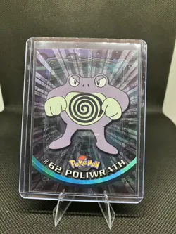 #62 POLIWRATH Foil | 1999 Topps Pokemon TV Animation Edition Series 1 - Image 1