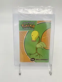SEALED Bellsprout Pokemon Stadium Tip Card Danone 2000 - Image 1