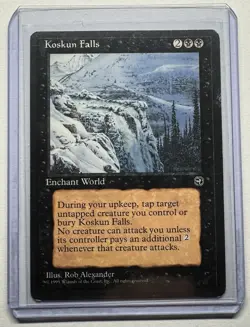 Rare Mint Koskun falls MTG Card Condition Homelands NM Magic Gathering - Image 1