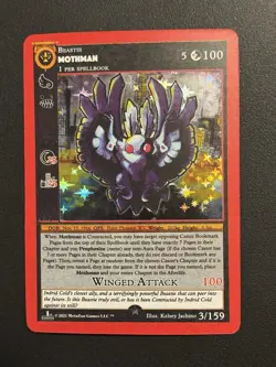 Metazoo Cryptid Nation 1st Edition Mothman 3/159 Full Holo Card - Image 1