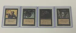 Magic the Gathering: Unlimited Edition 4 Card Lot - Image 1