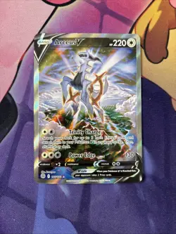Arceus V - 166/172 - Pokemon Brilliant Stars Sword Shield Alternate Art Card NM - Image 1
