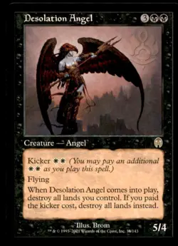 Desolation Angel LP Light Play Apocalypse MTG [6863] - Image 1