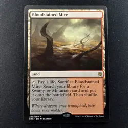 MTG Bloodstained Mire {Khans of Tarkir} - NM - Image 1
