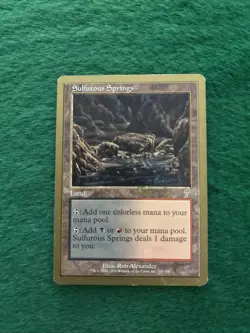 Sulfurous Springs - 2001 Tom van de Logt (7ED) World Championship Decks Regular - Image 1